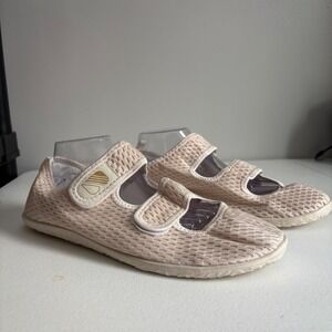 Besroad Walking Shoes Light Tan Mesh Mary Jane Barefoot Minimalist XXXL New